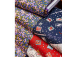 Liberty London - Tissu Wiltshire Stars Violet et Or Tana Lawn Coton