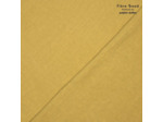 Fibre Mood - Tissu Toile de Pur Lin Lavé Uni Couleur Jaune Safran