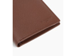 Portefeuille moyen modèle vertical zippé 2 volets Charles en cuir grainé