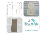 Christine Charles – Kit Couture Robe Catalina Couleur Gris Perle