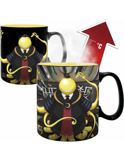 ASSASSINATION CLASSROOM - Mug Heat Change - 460 ml - Koro attaqué (KORO ATTAQUE THERMO-REACTIF)