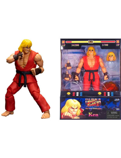 [FIGURINE] Street Fighters 2 - Jada Toys - Ken 15cm