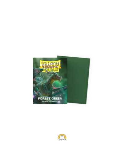 Sleeves Dragon Shield Matte : Forest Green