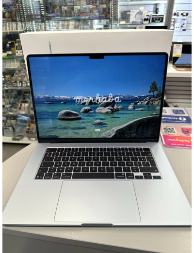 Ordinateur Portable Apple MacBook Air 15" 512 Go SSD 16 Go RAM Puce M4 CPU 10 cœurs GPU 10 cœurs Bleu ciel