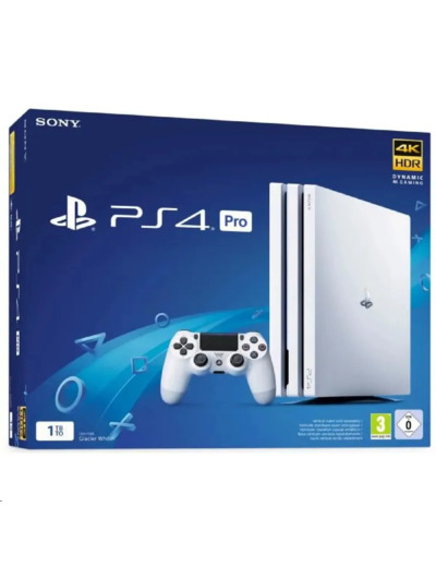 Console Sony Playstation 4 Ps4 Pro 1to Blanche avec une manette