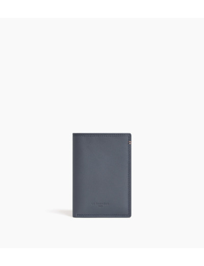 Porte cartes vertical Martin en cuir lisse