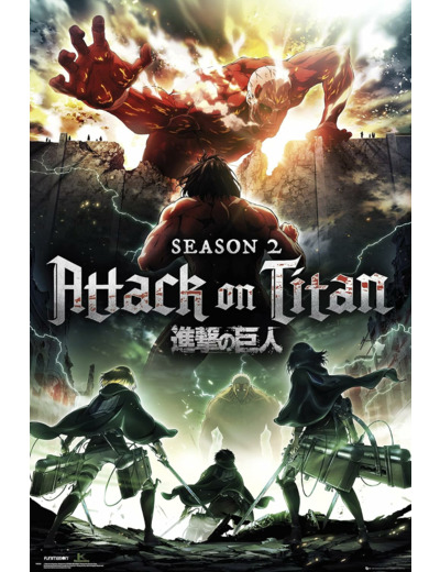 [POSTER] L'ATTAQUE DES TITANS Poster Key Art S2 (91,5 x 61 cm)
