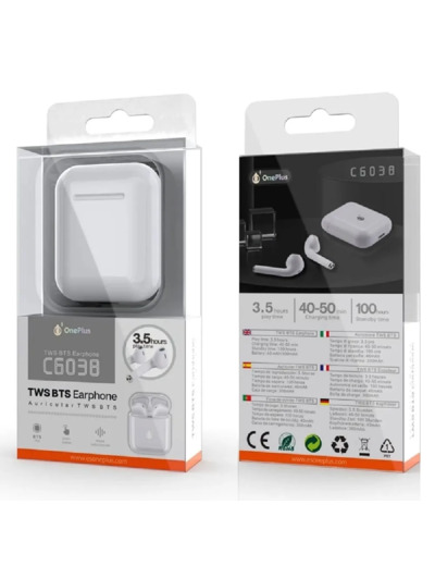 Ecouteur Bluetooth Avec étui Rechargeable