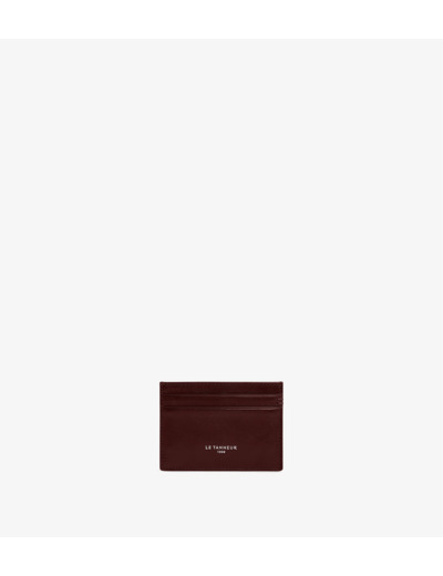 Porte cartes Lucien en cuir huilé