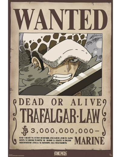 [POSTER] ONE PIECE - Poster  (91,5 x 61 cm) - Wanted Law Wano