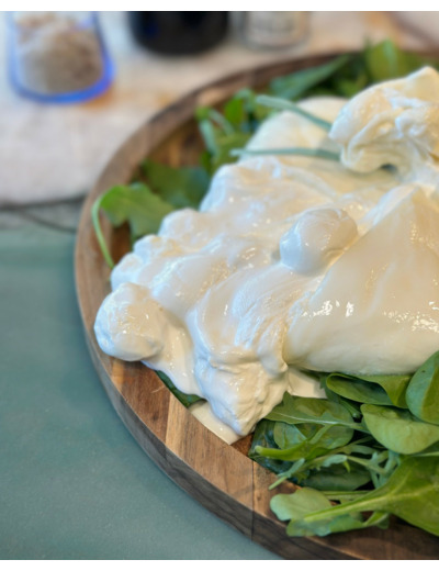 Figliata, mozzarella lait de vache