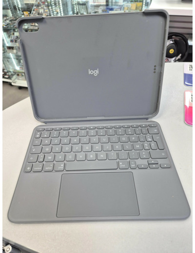 Etui clavier Logitech Combo Touch Gris pour iPad Air 11" (M2 et M3)