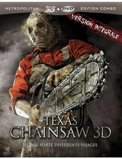 Dvd Texas Chainsaw - Combo Blu - ray 3D + DVD