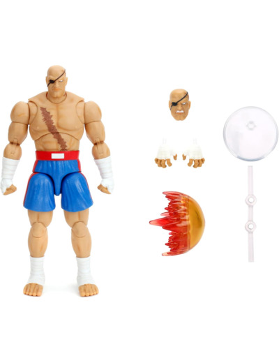 [FIGURINE] Street Fighter 2 - Jada Toys - Sagat 15cm