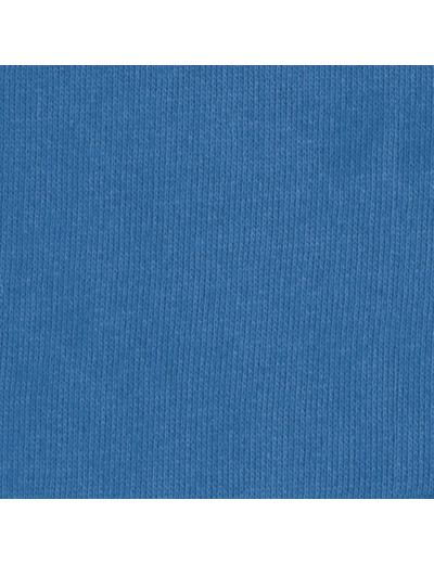 C. Pauli - Tissu Sweat de Coton Gratté Uni Couler Bleu Vif