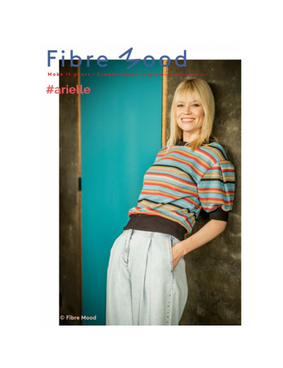 Fibre Mood - Tissu Jacquard de Coton Bio "Arielle" Rayures Multicolore