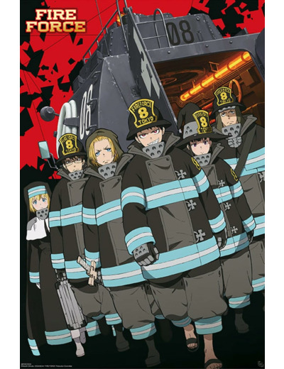 [POSTER] FIRE FORCE Poster Key art S1 8ème brigade