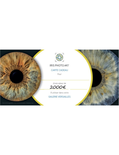 Carte cadeau 2000€