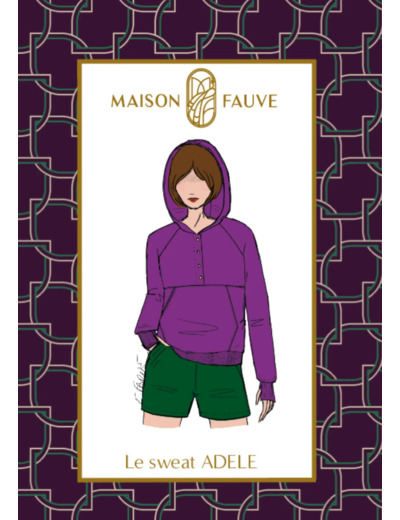 Maison Fauve - Patron Couture Femme Sweat "Adèle" du 34 au 52
