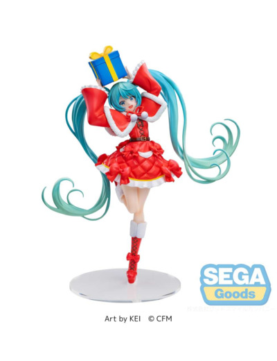 Vocaloid - Figurine Hatsune Miku Christmas 2024 Luminasta