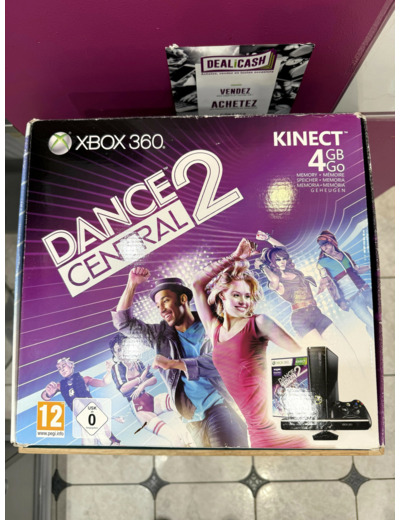 Console Sony Microsoft Xbox 360 - Console de jeux - noir mat - Dance Central 2