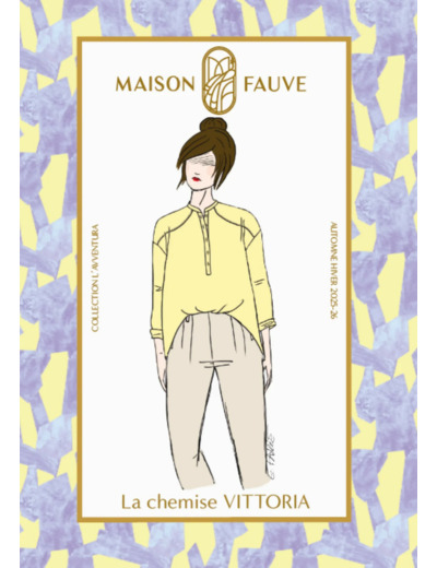 Maison Fauve - Patron Couture Femme Liquette "Vittoria" du 34 au 52
