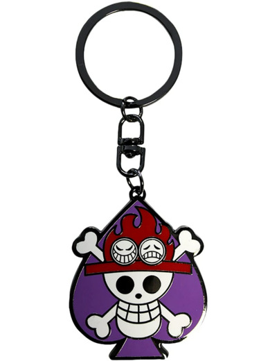 ONE PIECE - Porte-clés "Skull Ace"