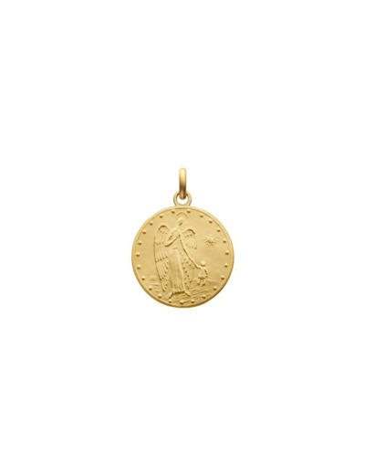 Médaille Arthus Bertrand Ange gardien en or jaune, 17mm