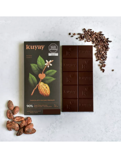 Chocolat Noir 90% Premium - Pérou 70g