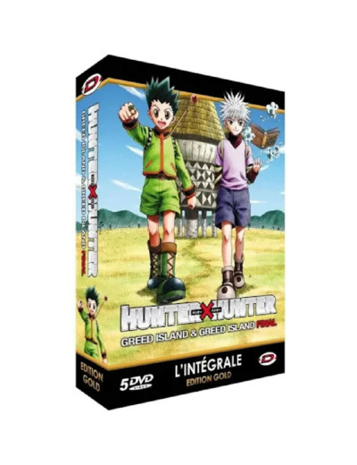 Dvd Hunter X Hunter : Greed Island & Final - Intégrale - Edition Gold (5 DVD + Livret)
