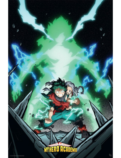 [POSTER] MY HERO ACADEMIA - Poster - Eri & Izuku - roulé filmé (91.5x61 cm)