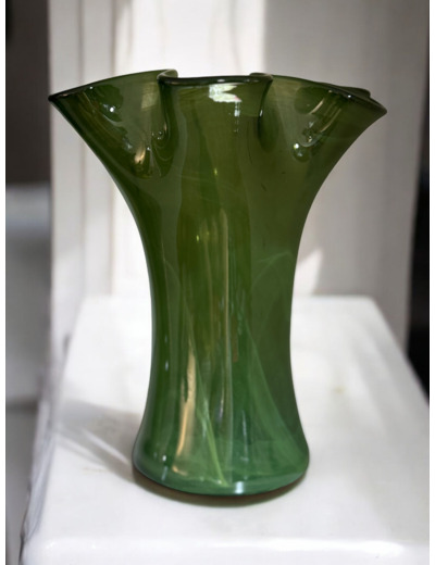 Vase émeraude