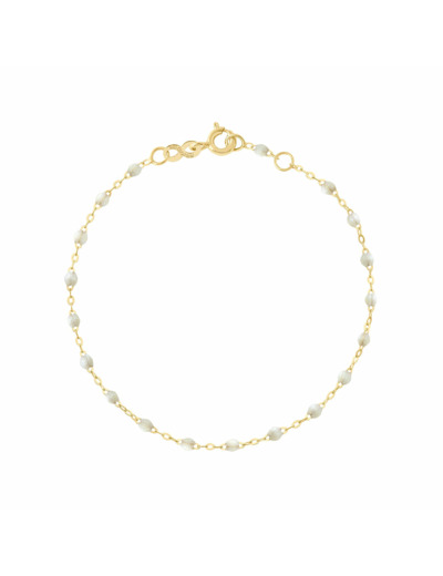 Bracelet Gigi Clozeau Classique en or jaune et résine opale, 19cm