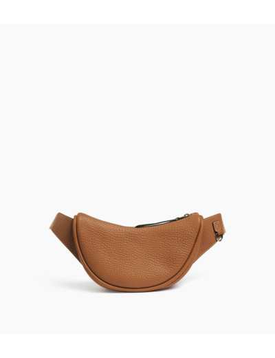 Sac banane Noah en cuir grain buffle et cuir lisse