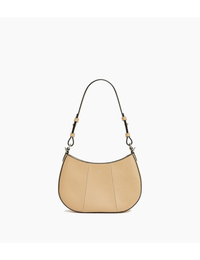 Petit sac demi-lune Juliette en cuir grainé