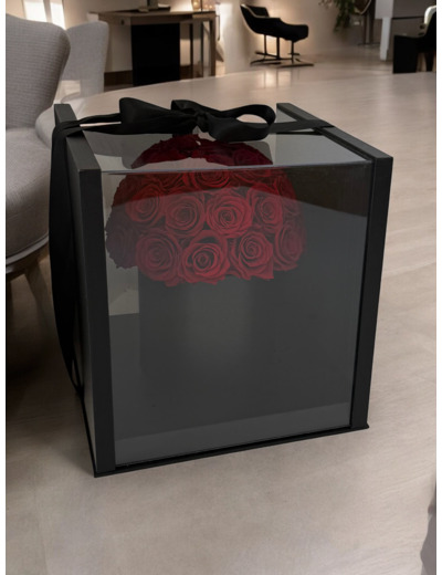 Coffret bouquet roses éternelles