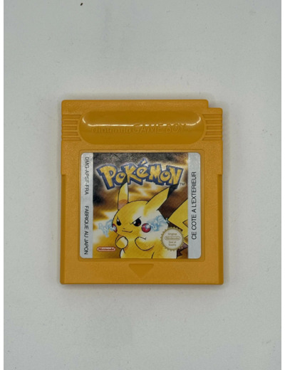 Jeu GB Game Boy Pokémon Version Jaune