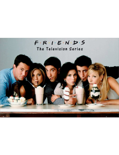 [POSTER] FRIENDS Poster Milkshake (91,5 x 61 cm)