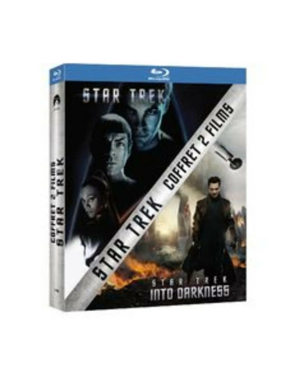 Blu-Ray Coffret star trek : star trek ; star trek into darkness