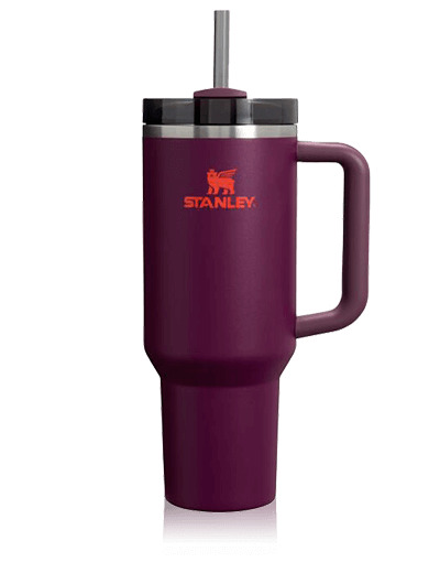 STANLEY Mug isotherme 1,18L Quencher Plum avec paille