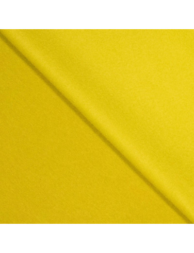 Sélection Coup de Coudre - Tissu Jersey Sweat de Coton Gratté Uni Couleur Ocre