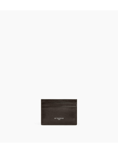 Porte cartes Lucien en cuir huilé