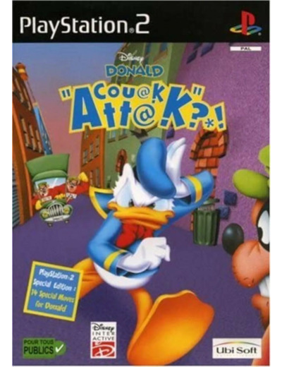 Jeu PS2 Donald Duck Quack Attack