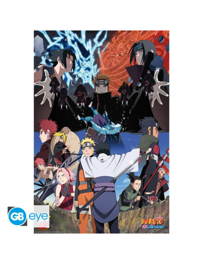 [POSTER] NARUTO SHIPPUDEN - Poster Maxi 91,5x61 - Rivaux