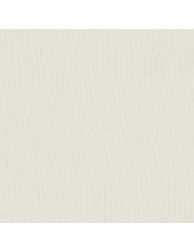 C. Pauli - Tissu Sweat de Coton Gratté Uni Couler Blanc