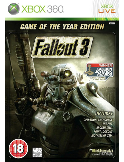 Jeu XBox 360  Fallout 3 - édition jeu de l'année [import anglais]