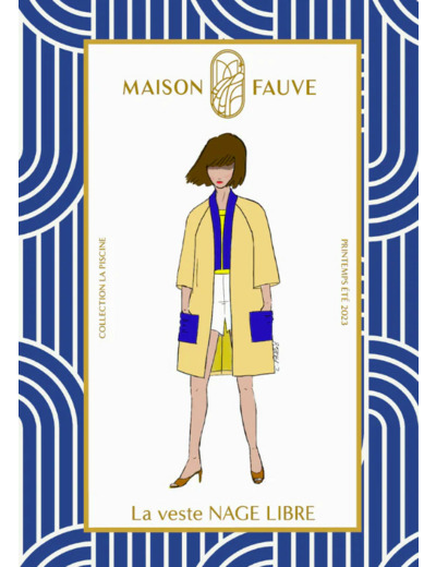 Maison Fauve - Patron Couture Veste "Nage Libre" du 34 au 52