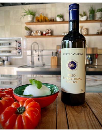 Huile d’olive extra vierge, Tenuta San Guido x Chef Simone Zanoni