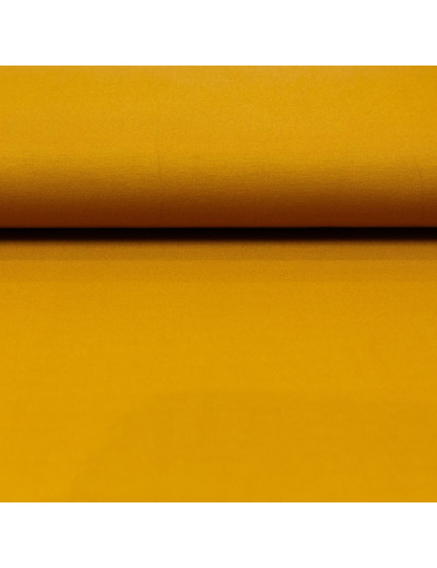Sélection Coup de coudre - Tissu Jersey Maille Milano Uni Couleur Jaune Ocre