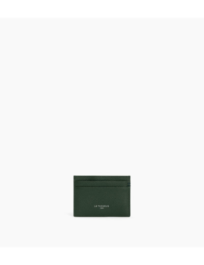 Porte cartes Lucien en cuir grainé
